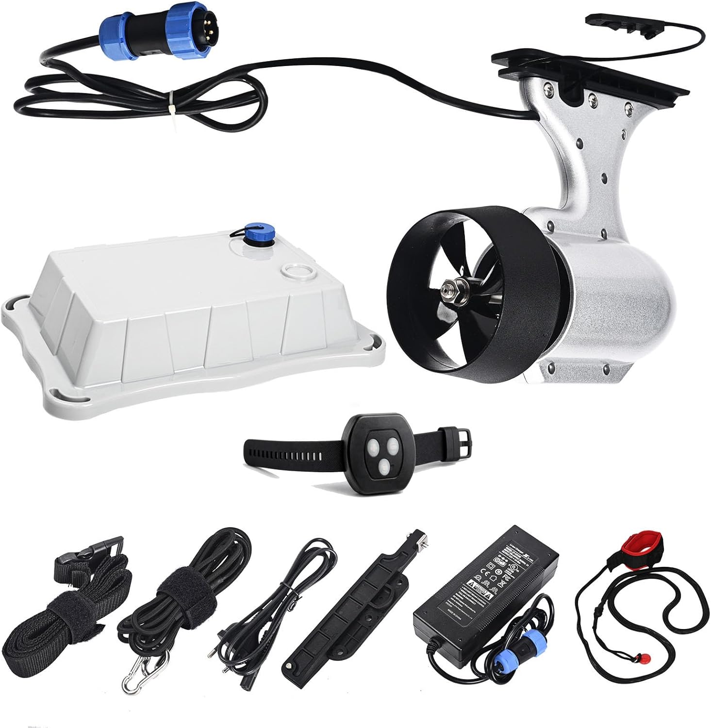 Electric Paddle Board Motor Fin, Motorized Paddleboard, Electric Paddleboard Motor, Kayak Motor, 4-Speed Remote Control, 6mph, Paradise Pad Underwater Thruster Efin