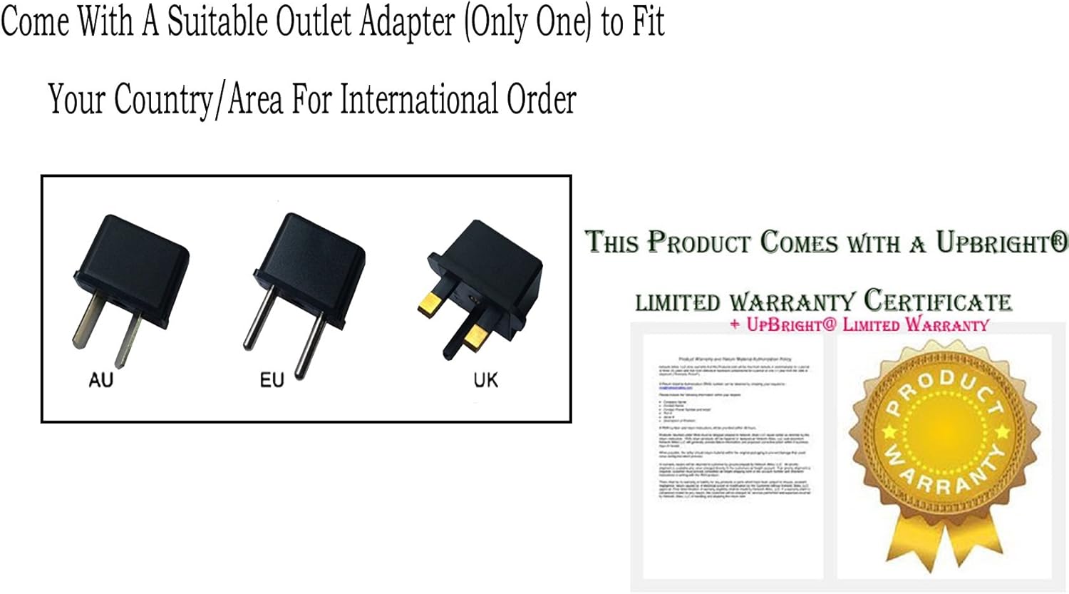 UpBright 5V AC/DC Adapter Compatible with GL.iNet GL-MT1300 GL-SFT1200 GL-AXT1800 GL-AR750S GL-A1300 GL-MT3000 GL-A1300 GL-MV1000 GL-MV1000W GL-B2200 Wireless Travel Router Power Supply Cord Charger