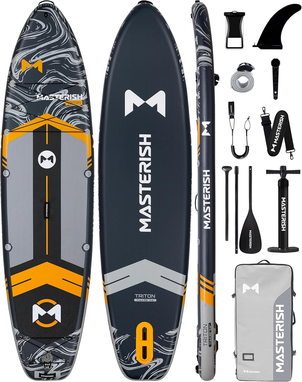 Extra Wide Inflatable Paddle Board 11'6 x 35'' x 6'', 450 LB High Weight Capacity SUP, Wide Stable Stand Up Paddle Board for Heavy People, Family & 2/3 Person, XL All-Around Paddleboard