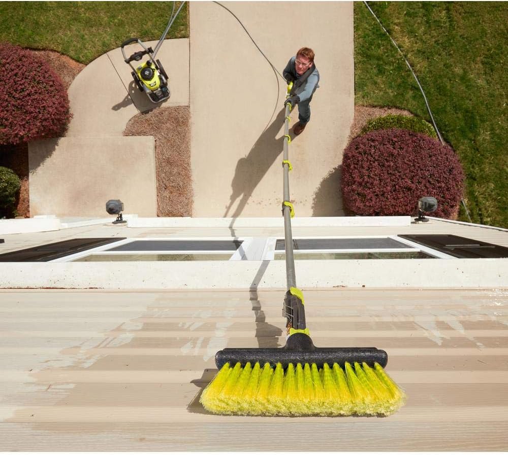 18 FT. Extension Pole with Brush for Pressure Washer