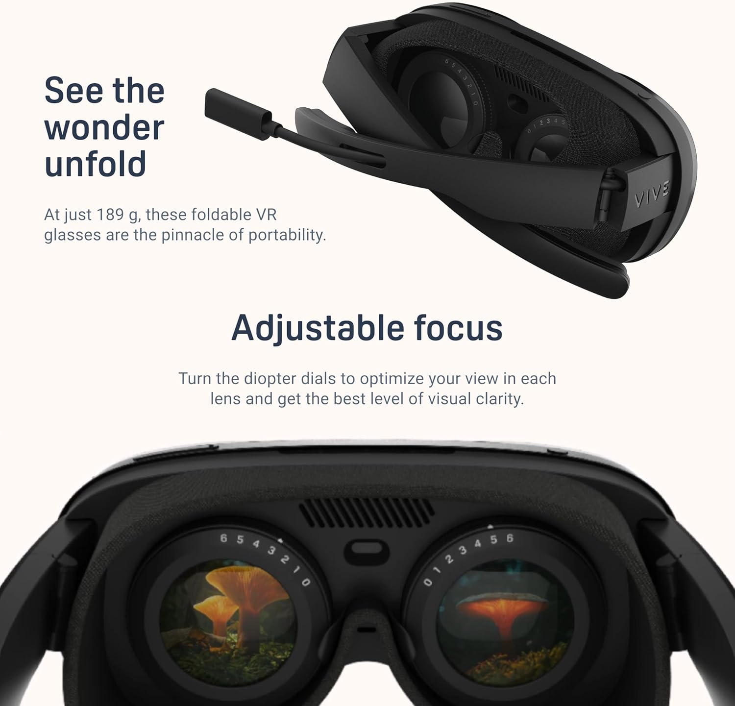 HTC Vive Flow Virtual Reality Headset with Controller