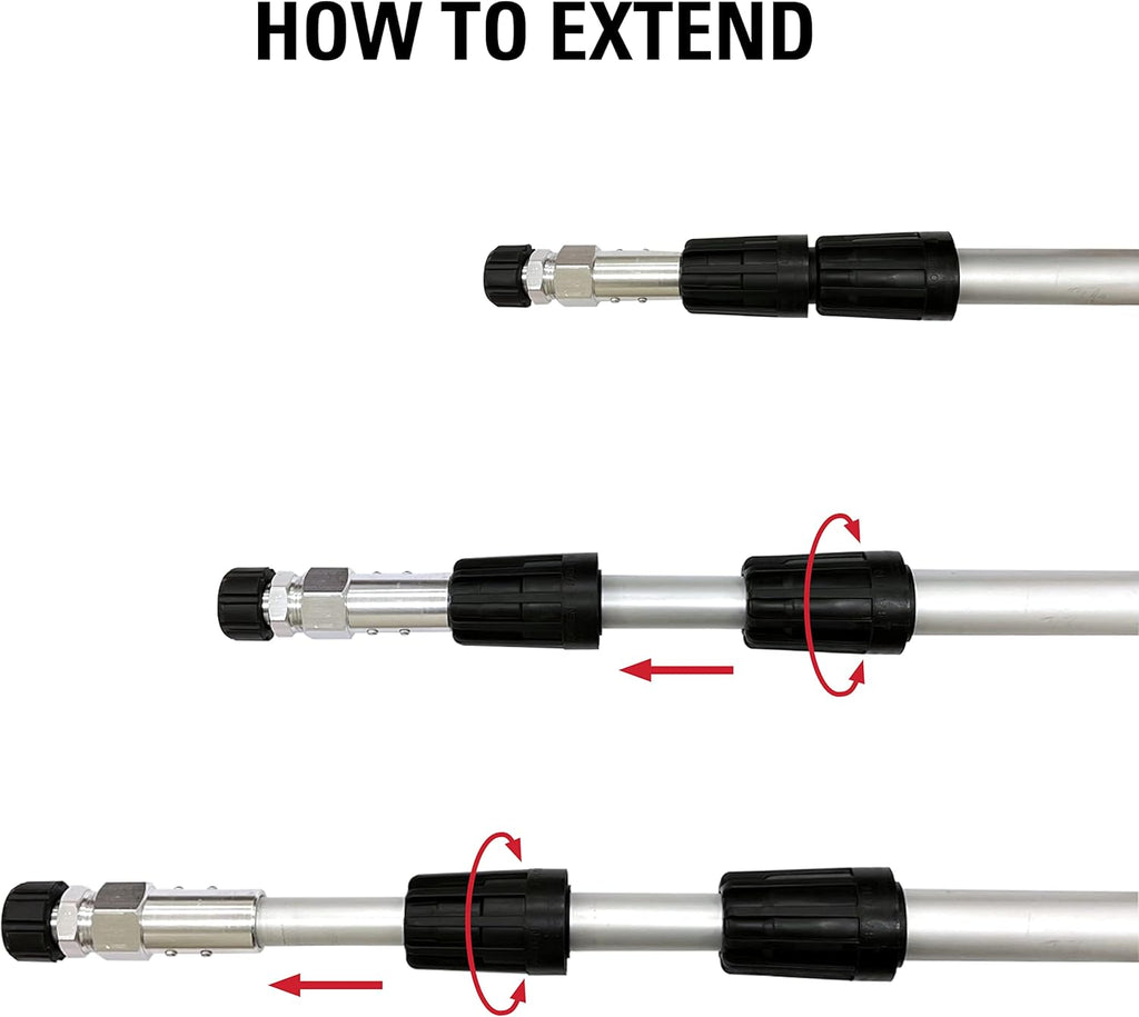 Simpson Cleaning 80470 Telescoping Extension Wand for Gas and Electric Pressure Washers up to 4000 PSI