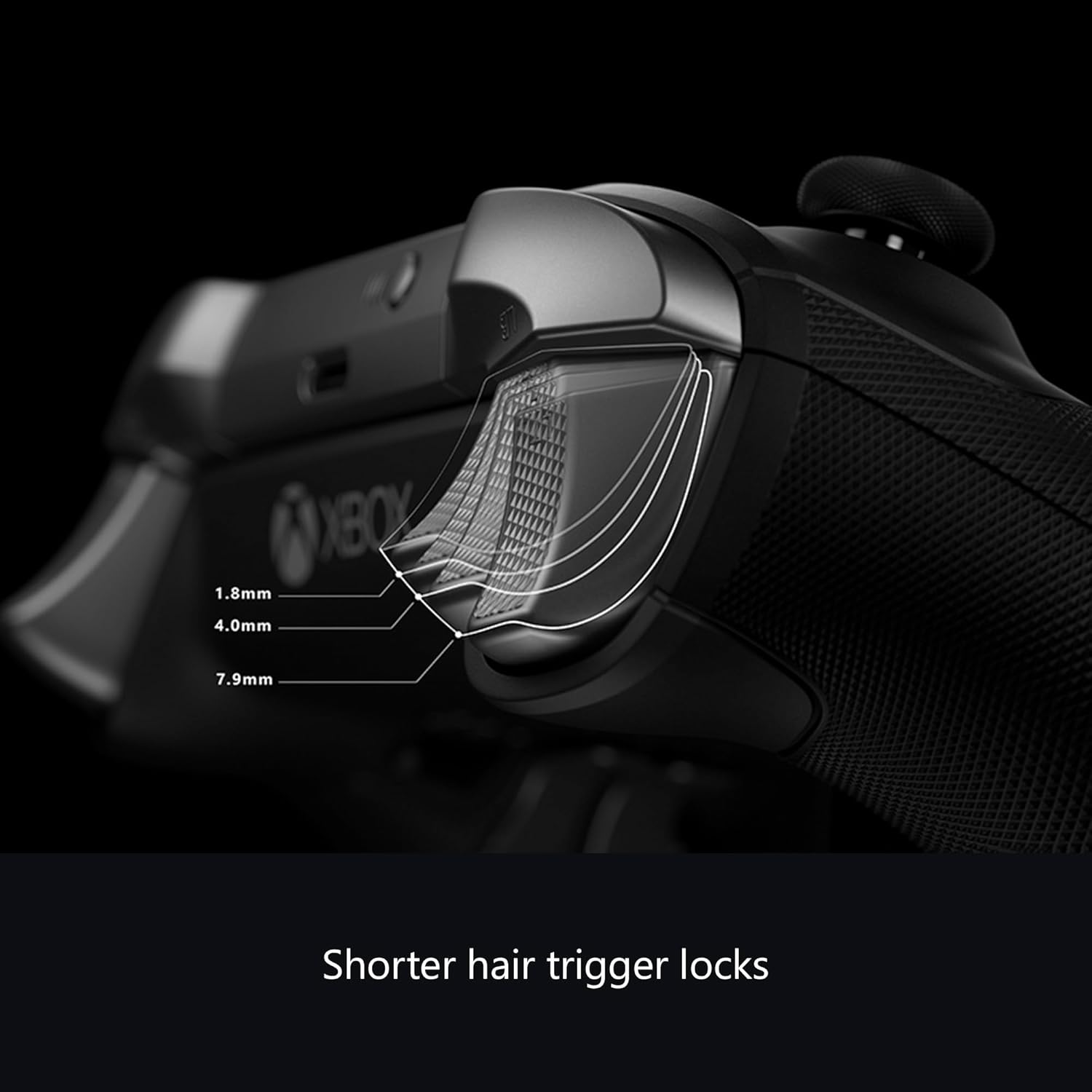 Xbox Wireless Gaming Controller | Elite Series 2 | Black | Xbox, PC, and Android | Adjustable Thumbsticks | Trigger Locks