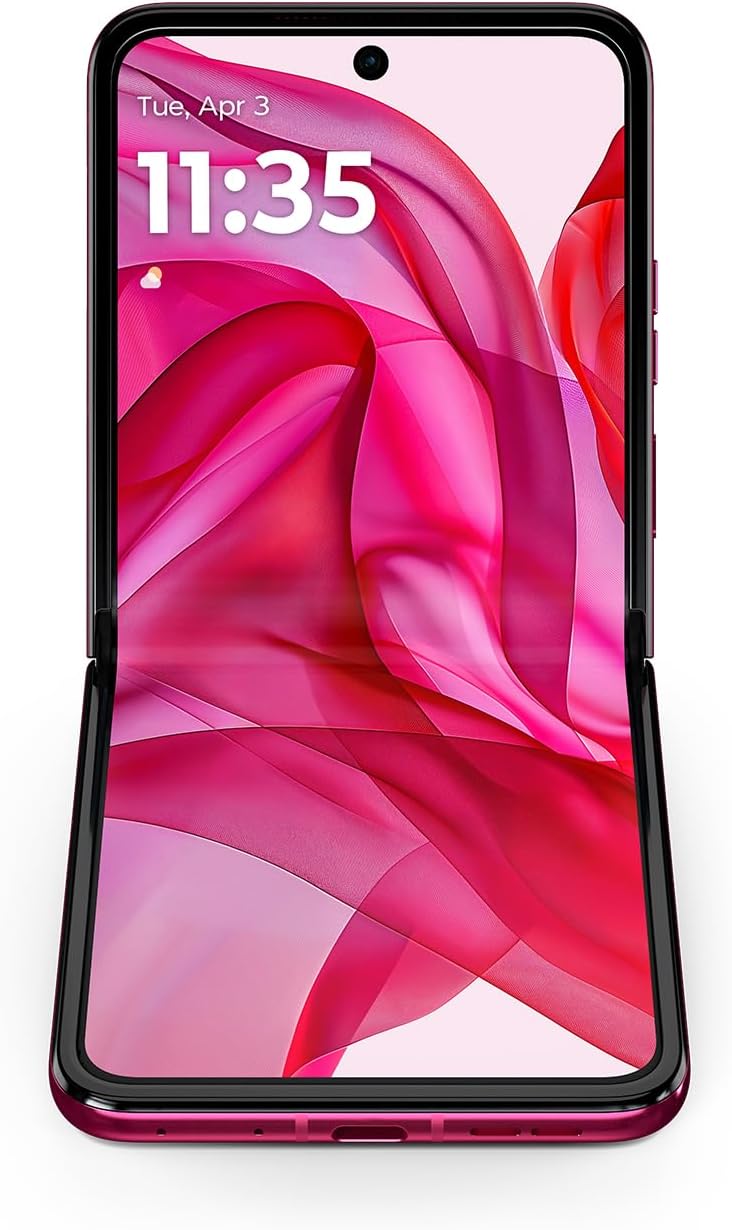 Motorola razr+ | 2024 | Unlocked | Made for US 12/256 | 50MP Camera | Hot Pink (Renewed)