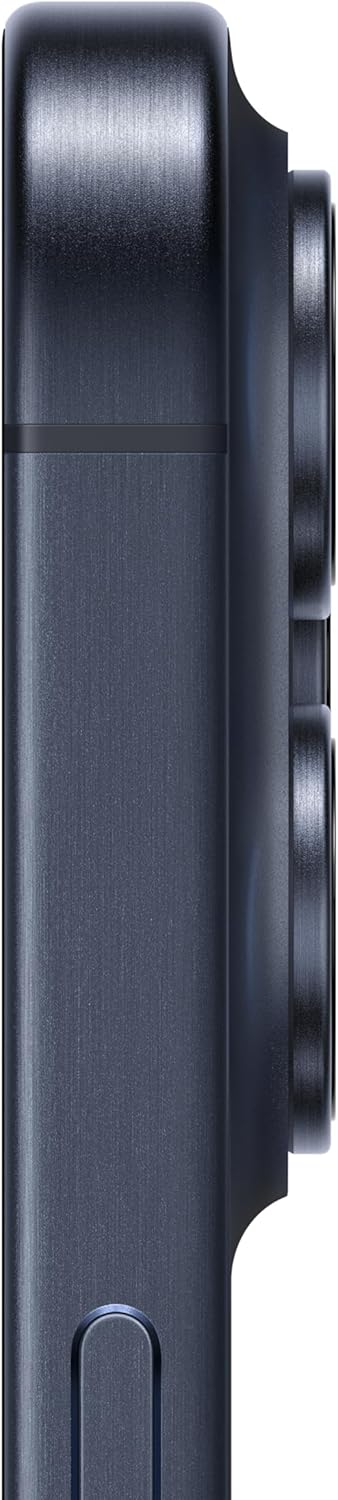 Apple iPhone 15 Pro Max, 1TB, Blue Titanium - Unlocked (Renewed)