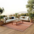 Nourison Home Positano Terracotta 9' x 12' Area Rug - Easy Clean, Non Shedding, Bed Room, Living Room, Dining Room, Kitchen (9' x 12')