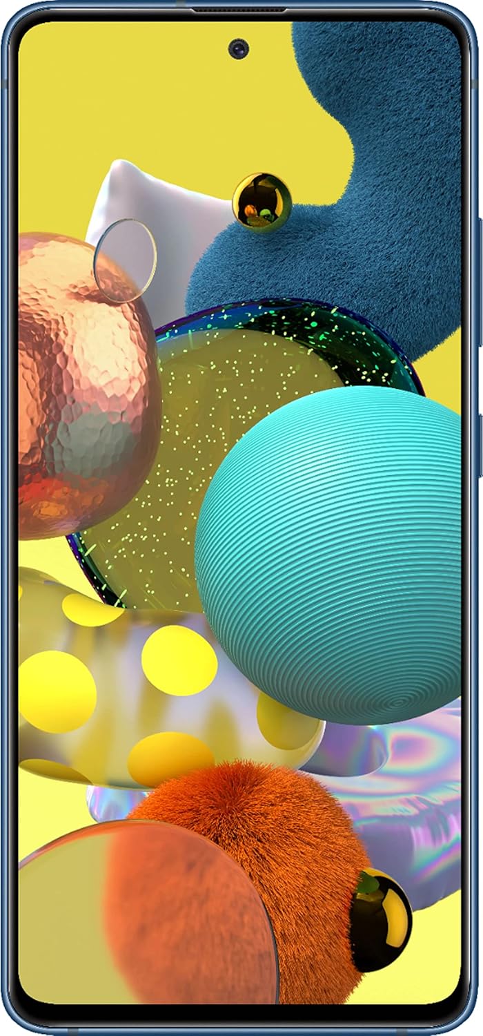 Samsung Galaxy A51 5G, 128GB, Prism Crush Blue - Locked to Verizon (Renewed)