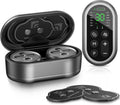 KingPavonini 48 Mode Wireless TENS Unit Muscle Stimulator 2 Channel, Rechargeable TENS Machine for Pain Relief with Remote & Charging Case, Portable TENS Unit for Back Shoulder Sciatica, Model HZ9151B