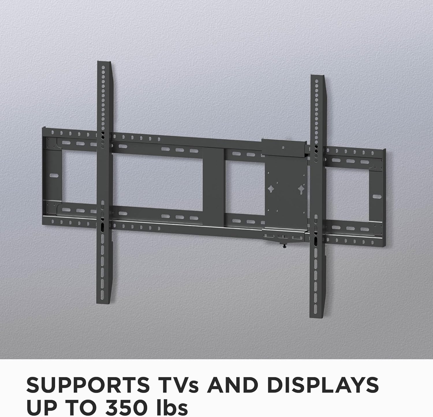 ViewSonic WMK-047-2 Fixed TV/Display Wall Mount with VESA Pattern Compatible up to 900x600mm, Slide-in Mini PC Bracket Plate and Hold up to 350 lbs