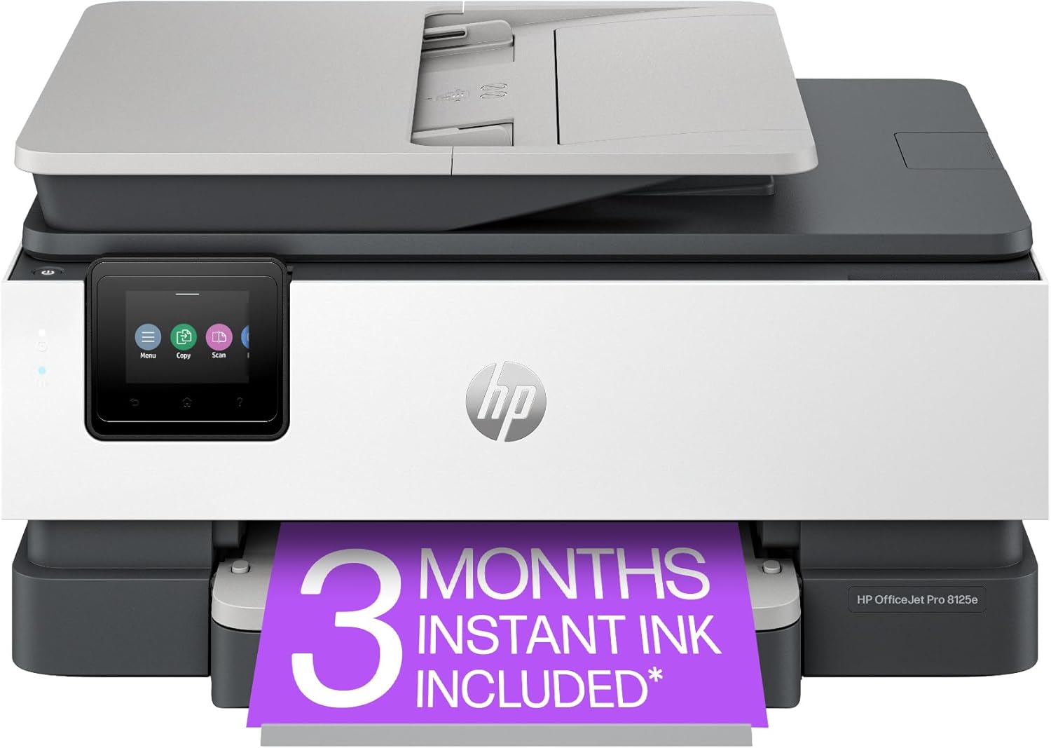 HP OfficeJet Pro 8125e Wireless All-in-One Color Inkjet Printer, Home Office, Print/Scan/Copy, ADF, Duplex Printing, AI-Enabled (Renewed)