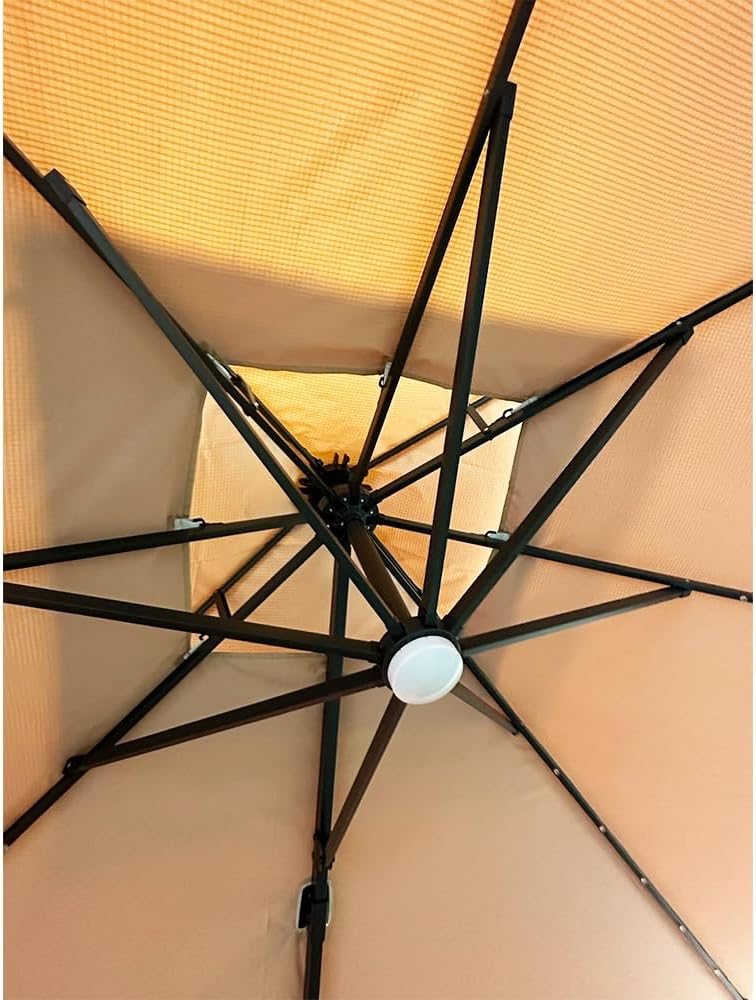 Garden Winds Replacement Canopy Top Cover Compatible with The Best Choice 10' x 10' Umbrella - RipLock 350