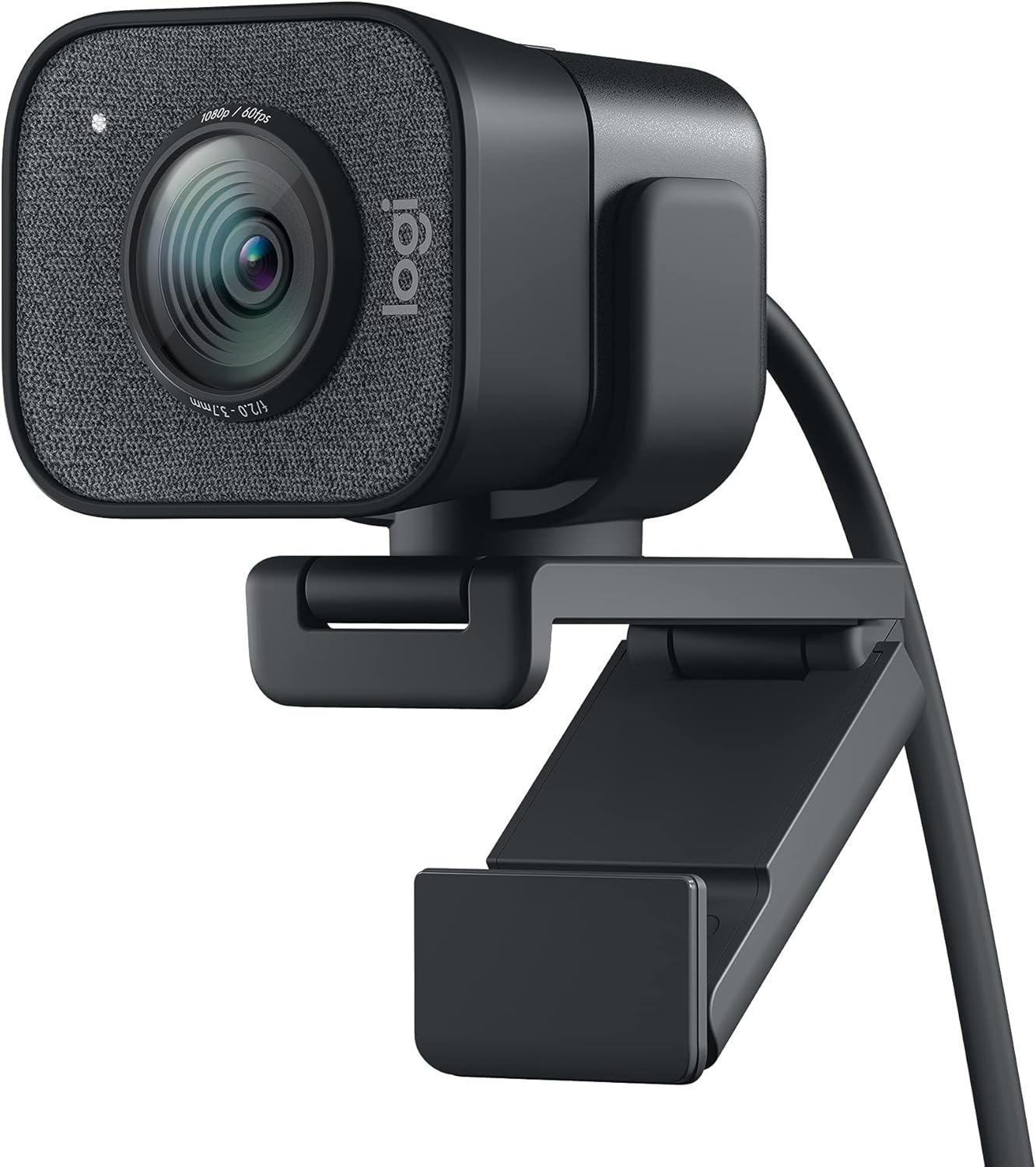 Logitech StreamCam Premium Webcam for Streaming and Content Creation, Full HD 1080p 60 fps, Works with Microsoft Teams, Google Meet, Zoom, Nintendo Switch 2's new GameChat mode, for PC/Mac – Graphite