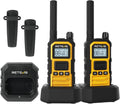 Retevis RB48 Plus Walkie Talkies Long Range, IP67 Waterproof Heavy Duty GMRS Two Way Radios, NOAA, USB-C Rechargeable, Vibration Alert, Emergency 2 Way Radios, for Off-Roading Hunting(2 Pack)