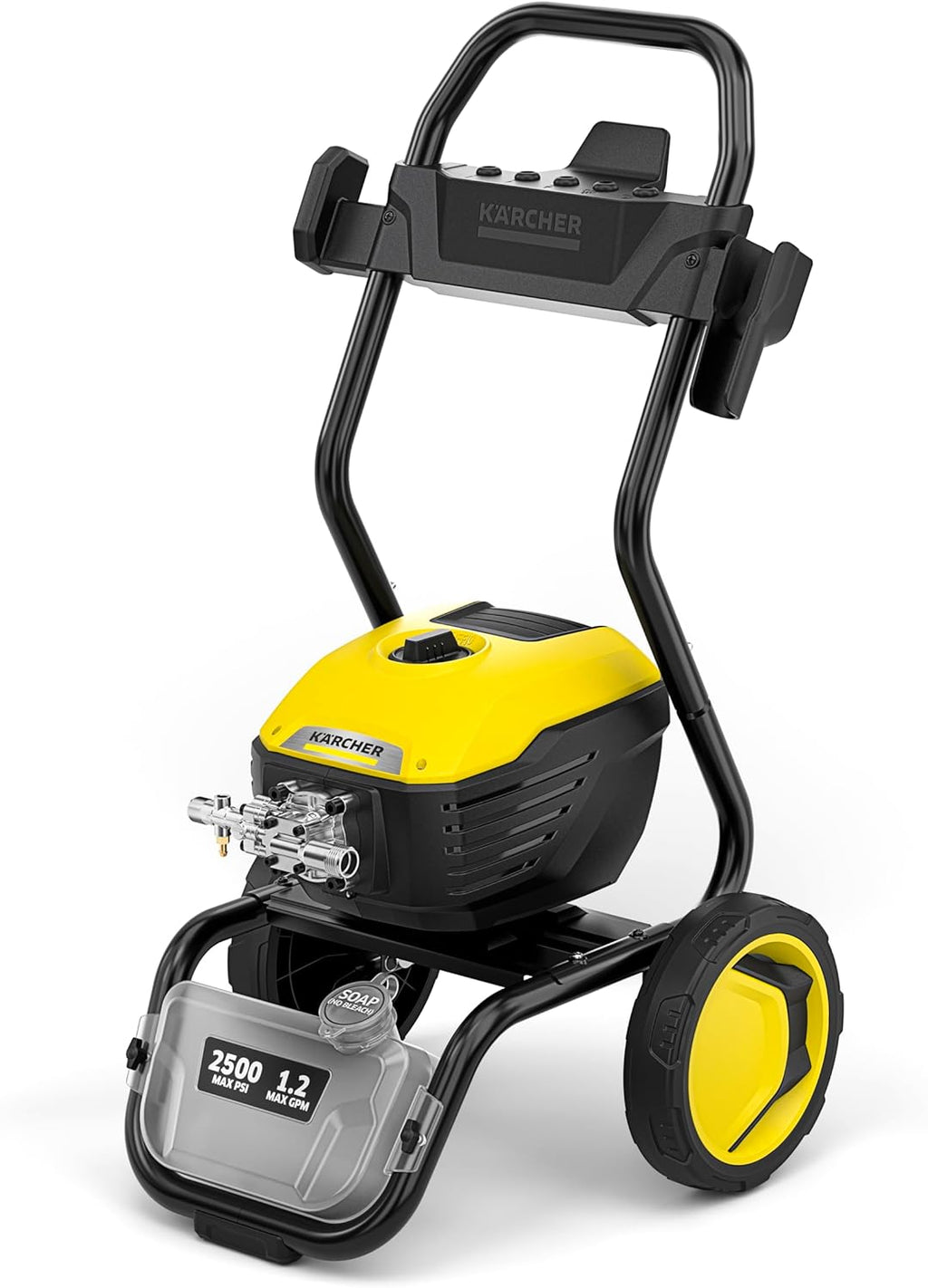 Kärcher K 2500 E Electric Pressure Washer 2500 PSI High-Performance Cleaning for Driveways, Siding, and Decks, Induction Motor