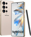 BXV I25 Ultra 16+512GB Smartphone - 7000mAh Battery, 6.99-inch Display, Built-in Pen, Android 14, Snapdragon 8 Gen3, 68MP+108MP Camera Outperform Competitors in Speed & Power (Desert Titanium)