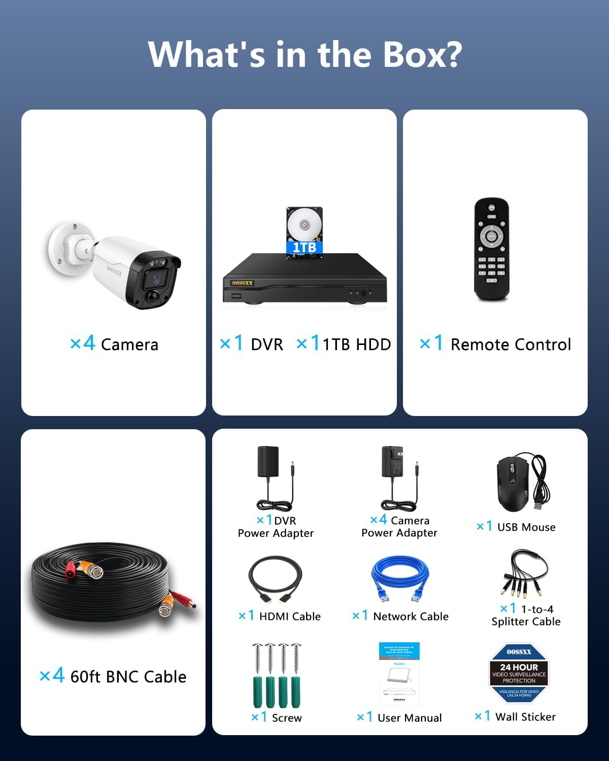 Outdoor Wired Security Camera System Home Video Surveillance Cameras Systems