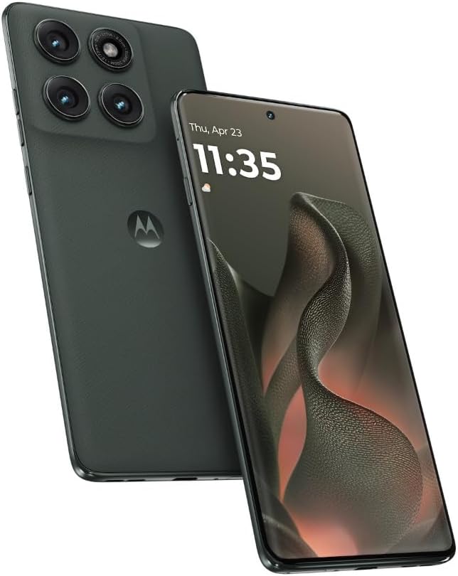 Motorola Edge 2025 5G | 256GB, 8GB | 6.7" FHD+, 50MP Triple 4K Camera | Carrier Unlocked for Verizon, T-Mobile, Metro, Global | XT2519, Pantone Deep Forest (Renewed)