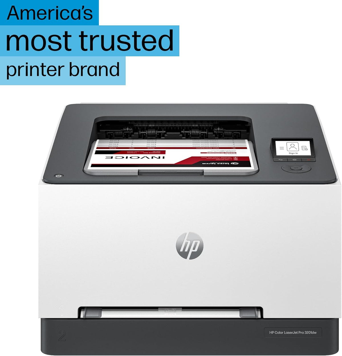 HP Color Laserjet Pro 3201dw Wireless Color Laser Printer, Office Printer, Duplex, Best for Office (499Q9F)