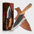 Seido Knives Senjutsu Butcher Knife | Versatile Precision for Culinary Mastery Perfect for Outdoor BBQ Camping, Meat Slicing Multipurpose Knife | Ideal gift for Birthday, Wedding, Graduation
