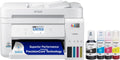 Epson EcoTank ET-4850 Wireless All-in-One Cartridge-Free Supertank with Scanner Copier, Fax, ADF and Ethernet, The Printer Office Printer - White