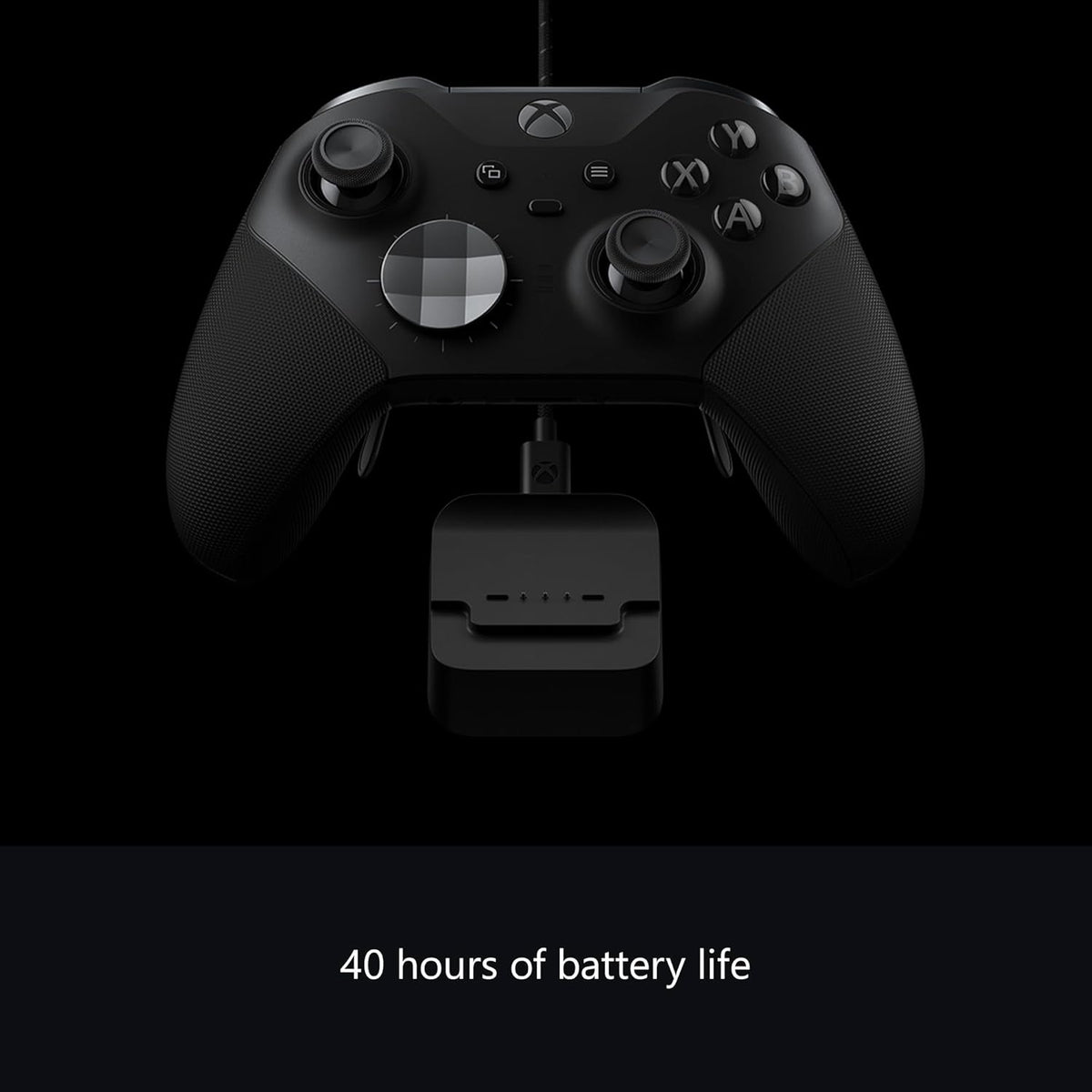 Xbox Wireless Gaming Controller | Elite Series 2 | Black | Console, PC, and Android | Adjustable Thumbsticks | Trigger Locks