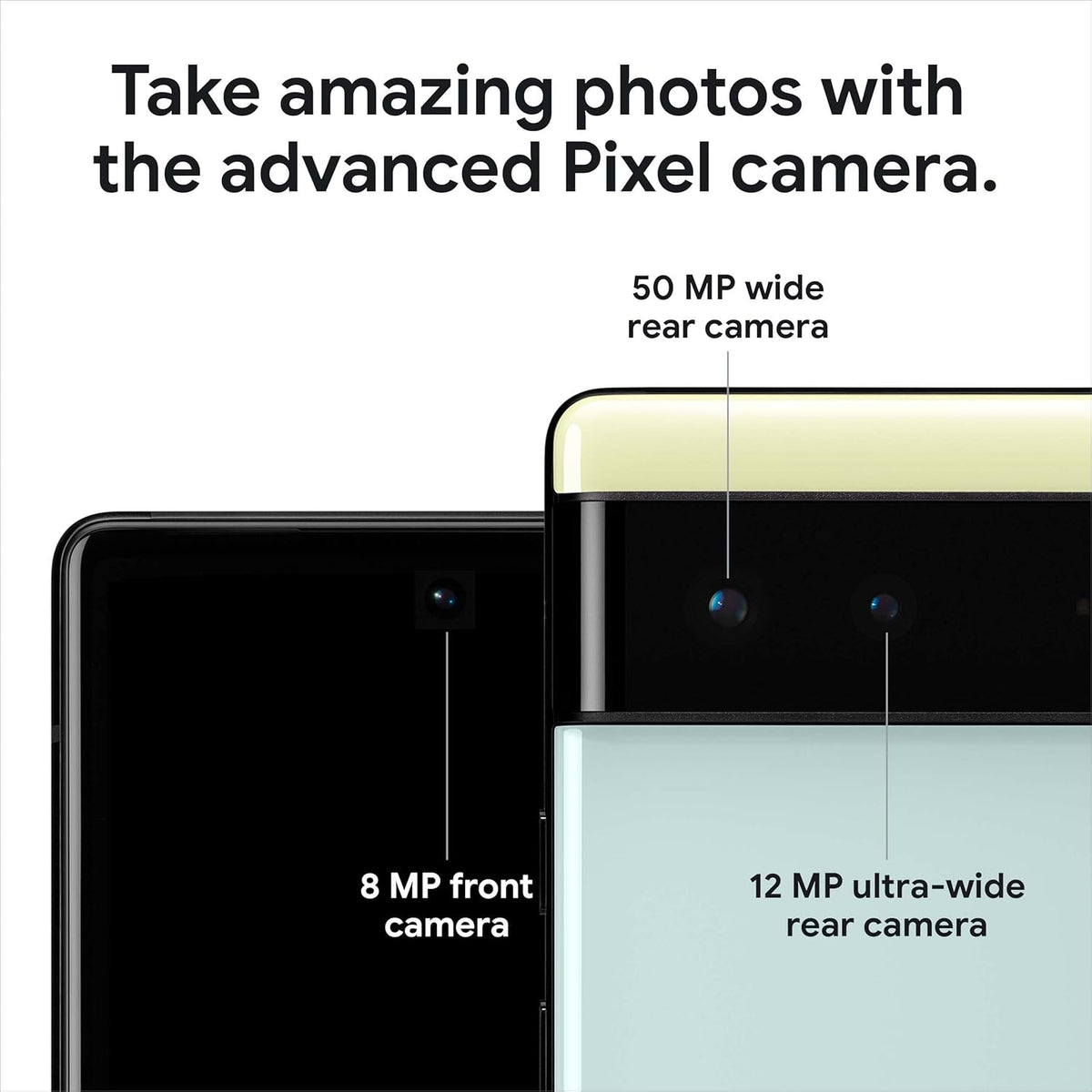 Google Pixel 6 – 5G Android Phone - Unlocked Smartphone with Wide and Ultrawide Lens - 128GB - Kinda Coral