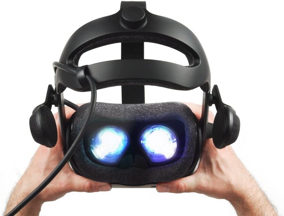 Valve Index VR Headset, Black, for PC/SteamVR, CPS 1-Year Warranty (Renewed)