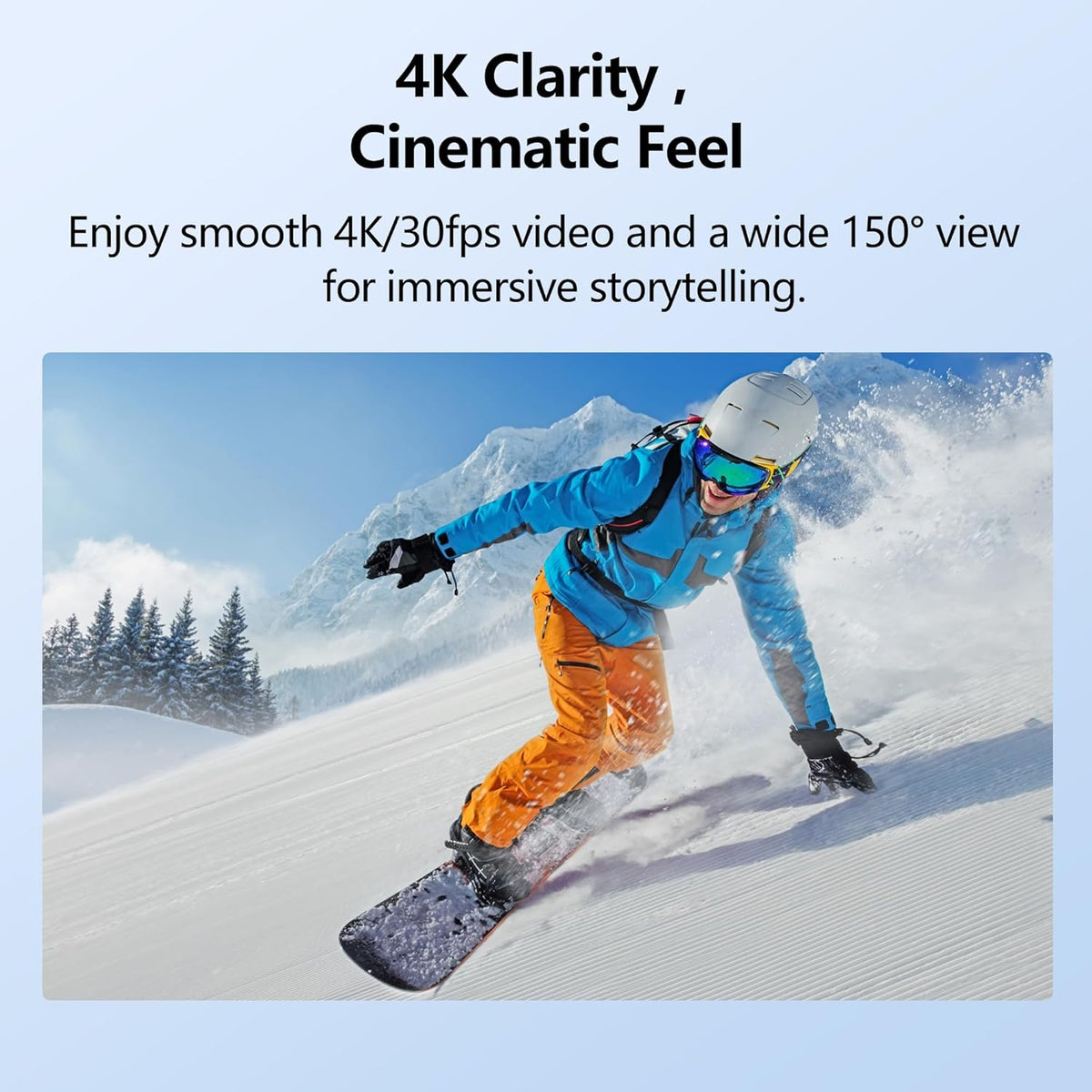 4K Mini Body Camera with 128GB Card,Thumb Action Cam with WiFi, 150° Wearable Hands-Free Chest Recording POV Camera - Magnetic Personal Clip On Camcorder for Cycling/Travel/Outoor/Work (Black)