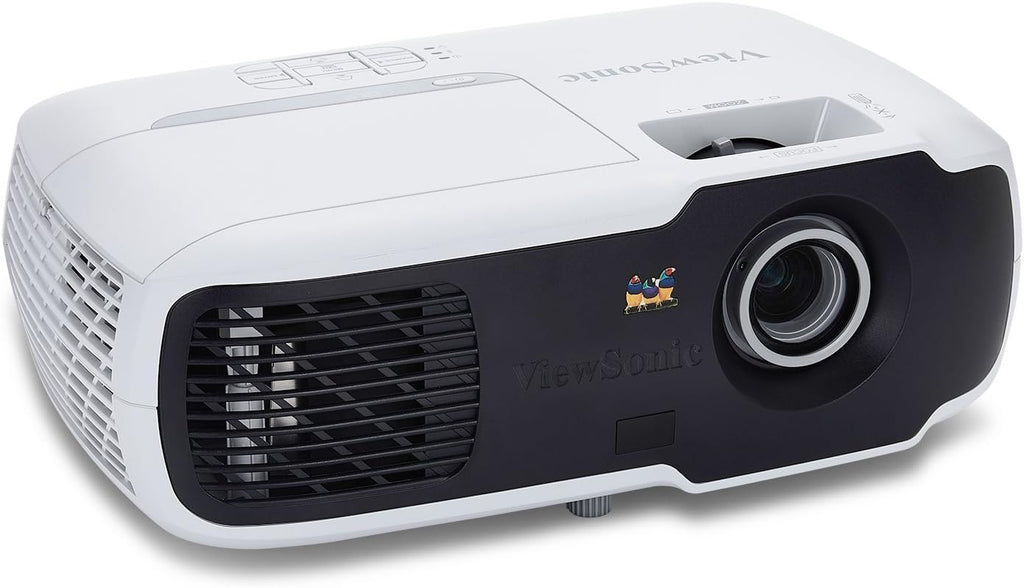 ViewSonic PA502S 3500 Lumens High Brightness SVGA Projector for Home and Office with HDMI and Optical Zoom,Black/white