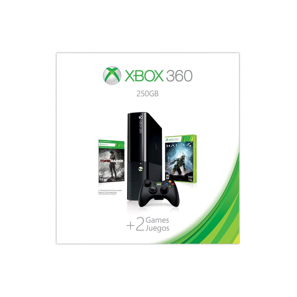 Xbox 360 500GB Console Bundle (Tomb Raider & Halo 4)
