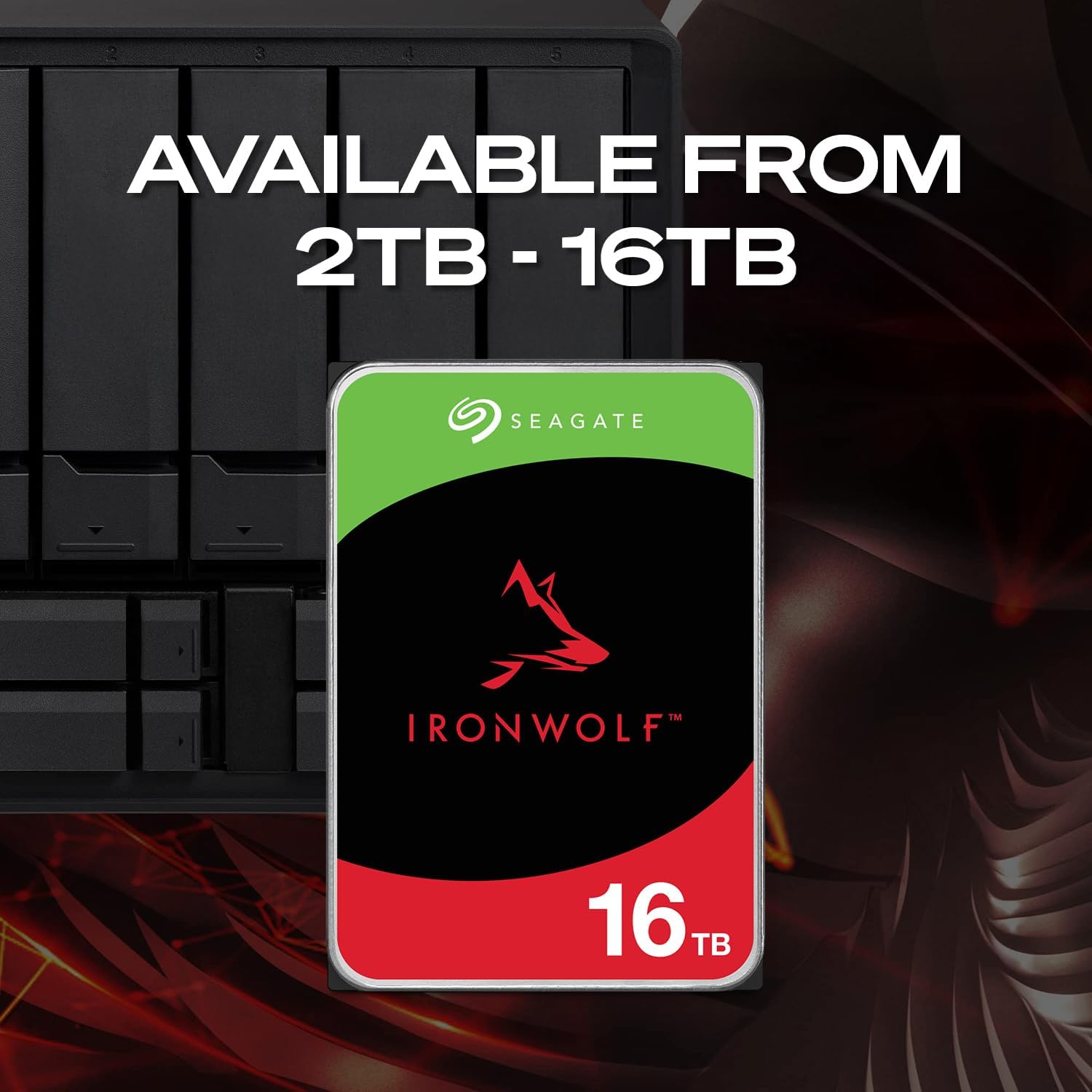 Seagate IronWolf 4TB NAS Internal Hard Drive CMR 3.5 Inch SATA 6Gb/s 5400 RPM 64MB Cache for RAID Network Attached Storage Rescue Services (ST4000VNZ06/006)
