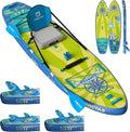 iTAOSTAR Journey 11'6" / 11'×34" / 11'×35" Extra Wide Paddle Board, One-Stop Premium SUP Board Accessories, Tailored Fins, Stable Inflatable Stand Up Paddle Boards for Youth/Adults of All Skill Levels