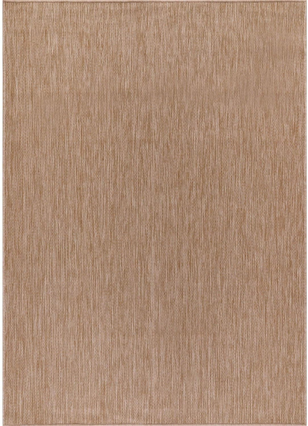 Washable Indoor Outdoor Rug 10x14 Weather Resistant Area Rugs Modern Solid Jute Rug for Porch Deck Balcony Backyard Patio Outside Carpet (10 X 14 Jute Beige)