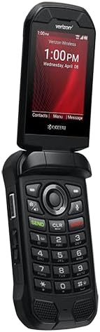 Kyocera DuraXV Extreme E4810 Verizon Rugged LTE Flip Basic Cell Phone Camera GPS Black- (Renewed) | Rugged