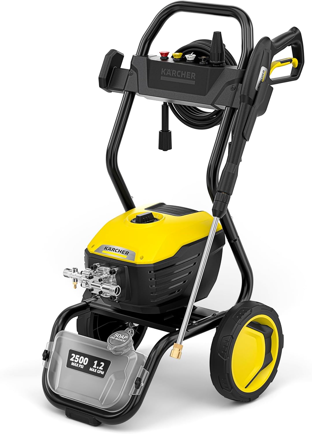 Kärcher K 2500 E Electric Pressure Washer 2500 PSI High-Performance Cleaning for Driveways, Siding, and Decks, Induction Motor