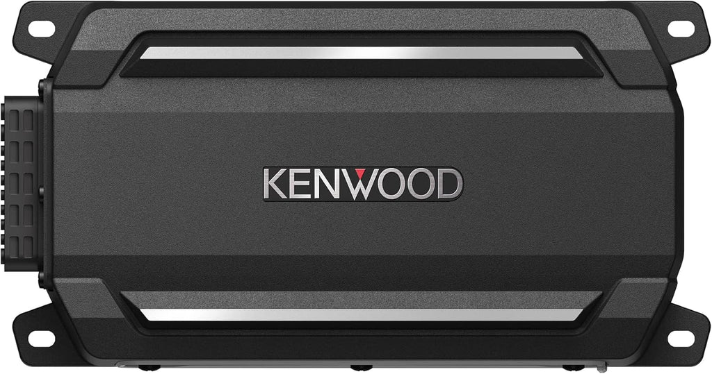 KENWOOD KAC-M5001 Compact Car/Marine Monoblock Class D Amplifier, 600W, IP67/IP66 Waterproof & Dustproof Subwoofer Amp, Speaker Level Input, Signal Sensing Turn-On, Wired Level Control