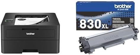 Brother HLL2460DW Printer and TN830XL High Yield Toner