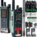 BAOFENG DM32 DMR Radio,DM-32UV Digital Two-Way Radio,Long Range Walkie Talkies,10W Handheld Ham Radio with GPS & APRS,NOAA | Tactical Antenna, MOLLE Bag & Comms Card | Programming & Type-C Charging
