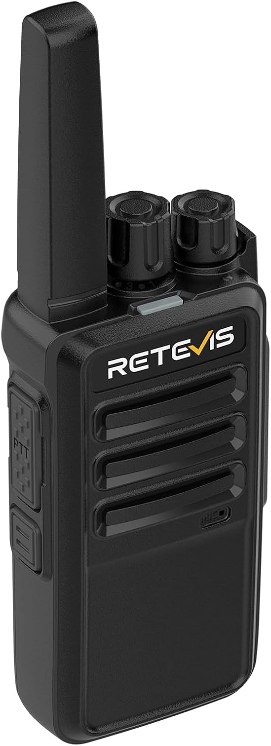 Retevis RT68 Two-Way Radios Long Range, Walkie Talkies for Adults, 2 Way Radio with Earpiece, Walkie Talkie Rechargeable with Charging Base, for Manufacturing Restaurant Business School(10 Pack)