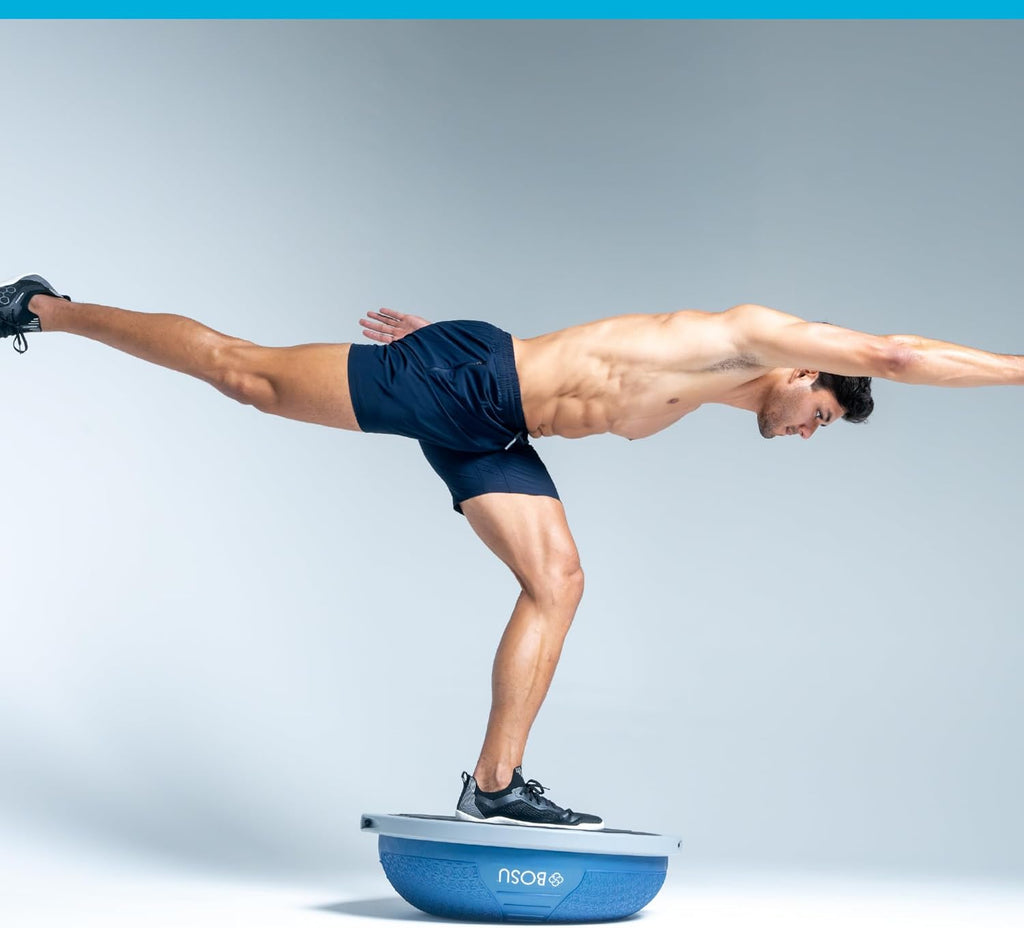 Bosu Pro NexGen 25IN Home Fitness Exercise Gym Balance Trainer with Pump