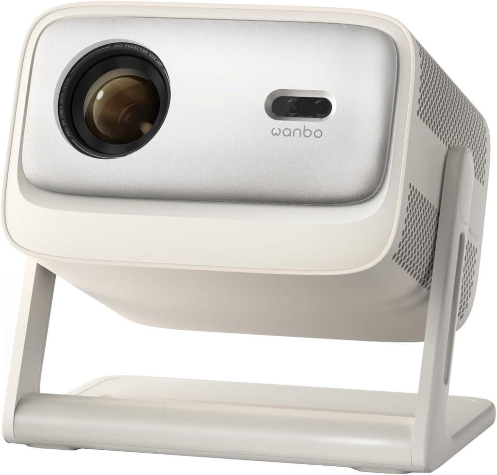 【Official Licensed Google TV 14】Wanbo Vali 1 Pro 4K Smart Projector, Flagship MT9660 Chip, MEMC, 900ANSI, Native 1080P, Dolby Audio, Fully Automatic, 260" Portable Home Outdoor Movie Projector