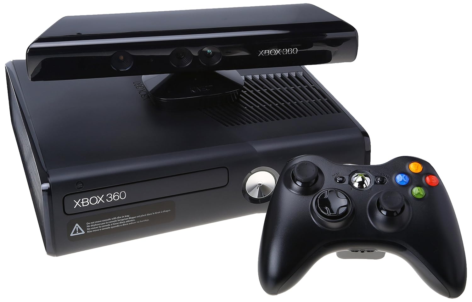 Xbox 360 Matte 250GB Console with Kinect (Renewed)