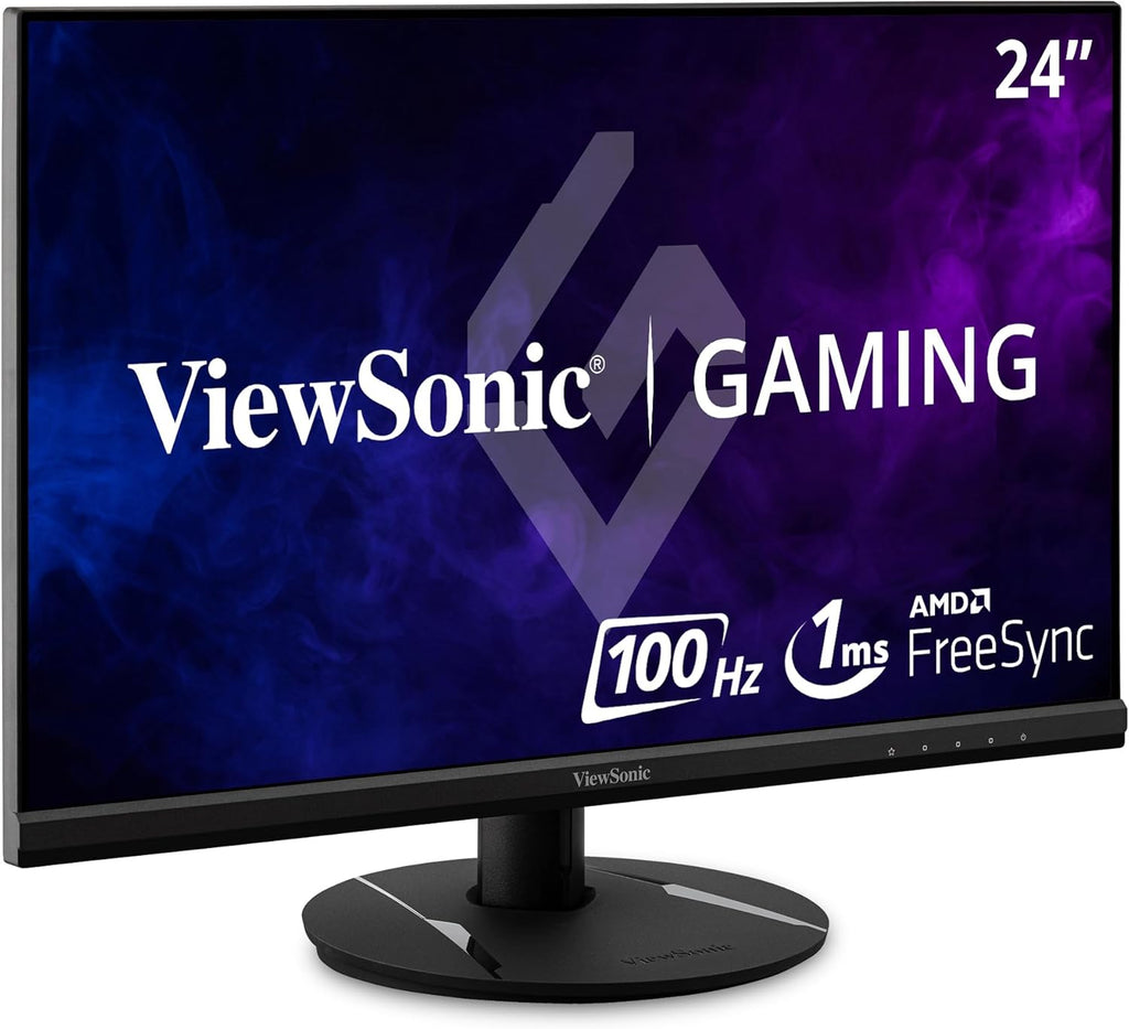 ViewSonic VX2416 24 Inch 1080p 1ms 100Hz Gaming Monitor with IPS Panel, FreeSync, Eye Care, HDMI and DisplayPort