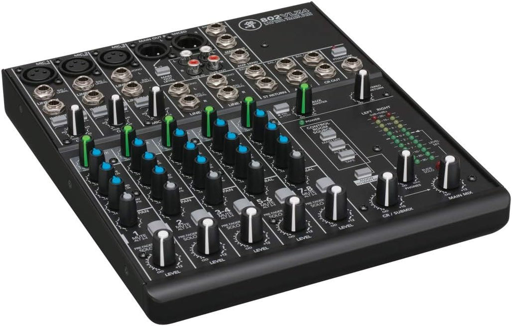 Mackie 802VLZ4, 8-channel Ultra Compact Mixer with High Quality Onyx Preamps