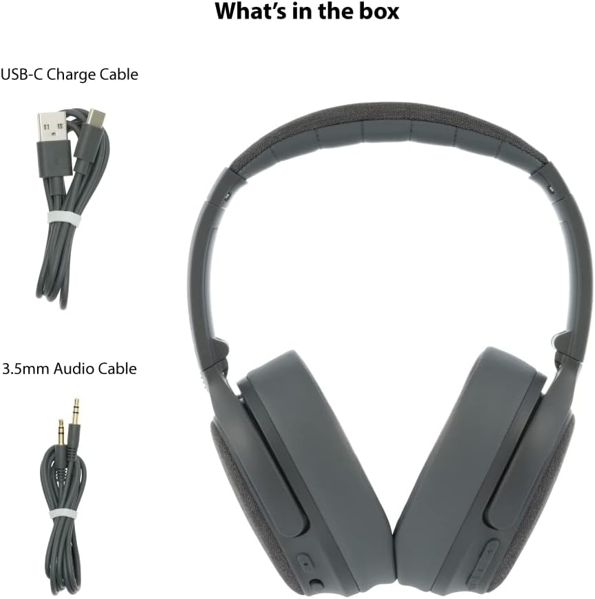 Luna Wireless Controller with Made for Amazon Active Noise Cancelling Bluetooth Headset | Good Grey