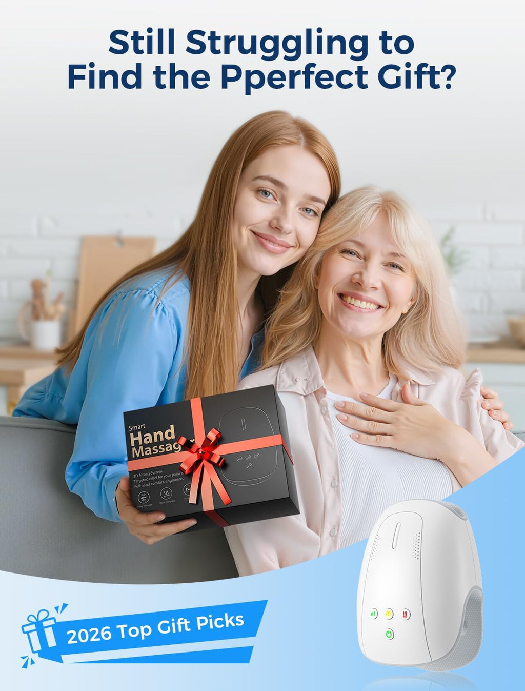 Estefanlo Hand Massager with Heat and Compression, Cordless Hand Massager for Arthritis Pain Relief, 3 Modes Air Compression Finger Massage Device, 2 Heat Levels, Washable Silicone Liner