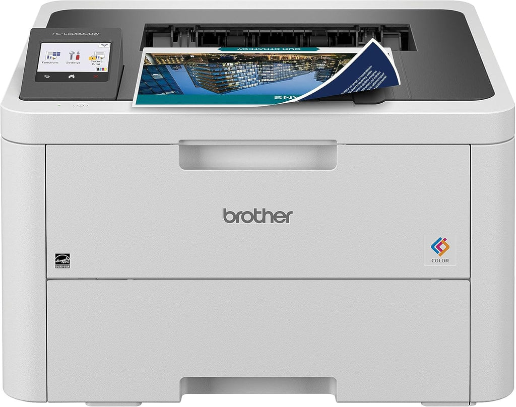 Brother HL-L3280CDW Wireless Compact Digital Color Printer with Laser Quality Output, Duplex, Mobile Printing & Ethernet | Includes 2 Month Refresh Subscription Trial¹,Works with Alexa