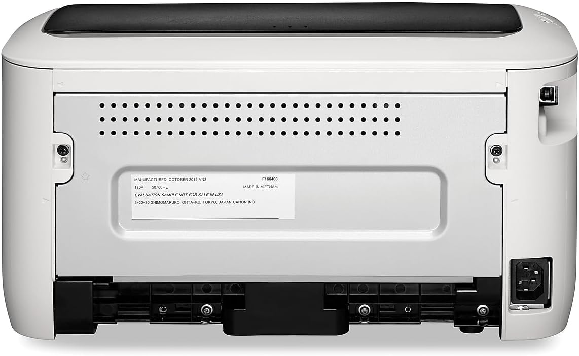 Canon imageCLASS LBP6030w - Monochrome Single-Function Wireless Compact Wireless Laser Printer, 1 Year Limited Warranty, 19 PPM, White - Print Only