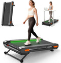 Vitalwalk Walking Pad Treadmill with Incline, 43"x18" Wide Full Deck, Auto Incline, Portable Under Desk Treadmills for Home Office, 4-Way Mobility & Vertical Store, Heavy Duty, APP