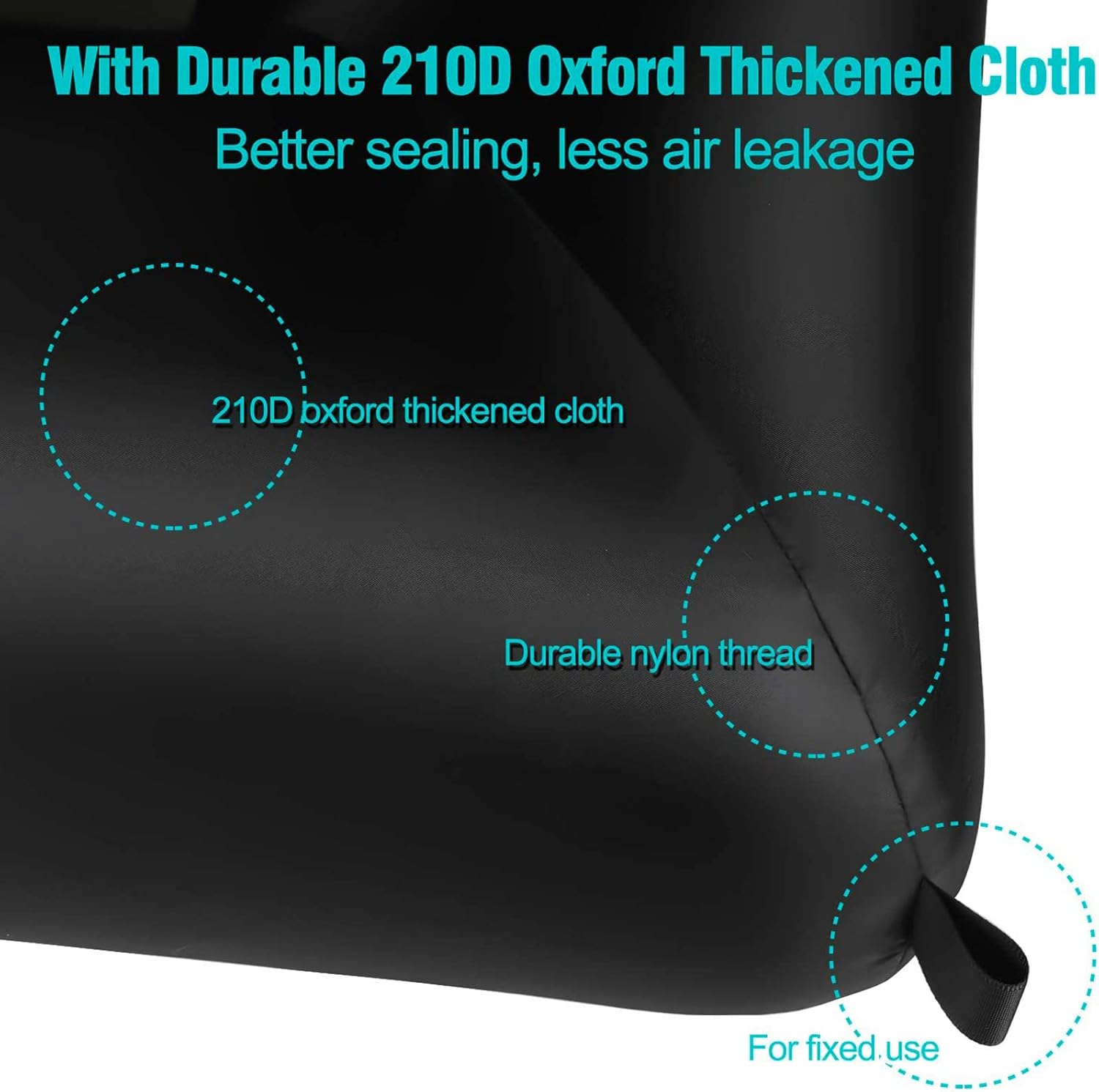 GYUEM 18 feet Inflatable Outdoor Projector Movie Screen - Package with Rope, Blower, Tent Stakes - Portable, Great for Outdoor and Indoor Party Watch Movies